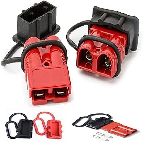 350A Battery Connector AWG 2/0 Quick Connect Battery Modular Power Connectors Quick Disconnect Winch Trailer Plug Connector for Recovery Winch or Trailer(350 A (2 pcs) in Saudi Arabia