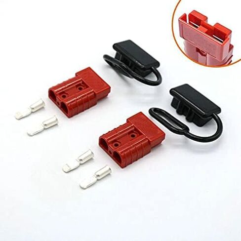 350A Battery Connector AWG 2/0 Quick Connect Battery Modular Power Connectors Quick Disconnect Winch Trailer Plug Connector for Recovery Winch or Trailer(350 A (2 pcs) in Saudi Arabia