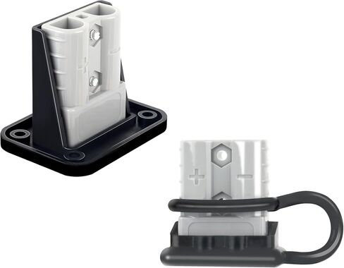 OFBAND 2PCS Car Battery Terminal Connector,Battery Quick Connect/Disconnect 50 Amp Outlet,Battery Cable Connector Quick Connect Wire Connectors for 12-36V Trolling Motor Winch Trailer in Saudi Arabia
