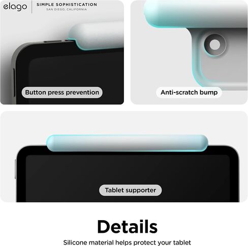 elago Home Hub Mount [White] - [iPad Wall Mount][Homekit Mount][Easy Installation][Scratch-Free][Cable Management Included] - for iPad Mini, iPad Air, iPad Pro in Saudi Arabia