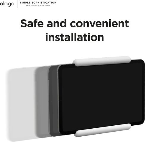 elago Home Hub Mount [White] - [iPad Wall Mount][Homekit Mount][Easy Installation][Scratch-Free][Cable Management Included] - for iPad Mini, iPad Air, iPad Pro in Saudi Arabia
