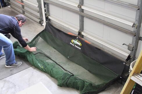 Golf Practice Net for Garage Door, Indoor or Outdoor Golf Training Equipment, No Poles or Wires, One Time Installation, Roll Up to Store Golf Hitting Net Out of Sight in Saudi Arabia