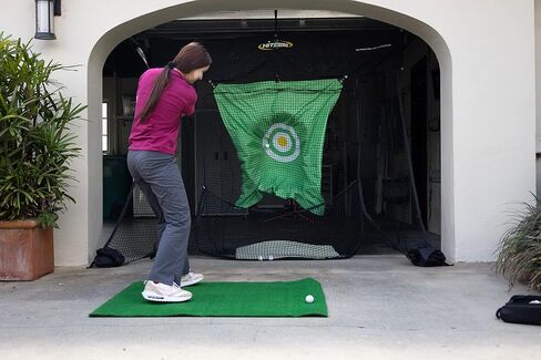 Golf Practice Net for Garage Door, Indoor or Outdoor Golf Training Equipment, No Poles or Wires, One Time Installation, Roll Up to Store Golf Hitting Net Out of Sight in Saudi Arabia