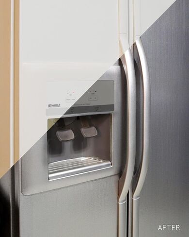 Liquid Stainless Steel Fridge Kit, Stainless Steel, 5 Piece Set in Saudi Arabia