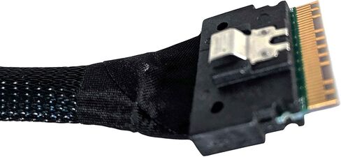 DiliVing SlimSAS 8X to SlimSAS 8X,SFF-8654 74pin to SFF-8654 74pin Cable 70CM in Saudi Arabia