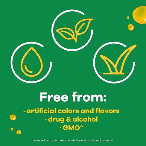 Robitussin Naturals Honey and Ivy Leaf Dietary Supplement Relieves Occasional Cough Associated with Hoarseness, Dry Throat, and Irritants, 8.3 oz in Kuwait