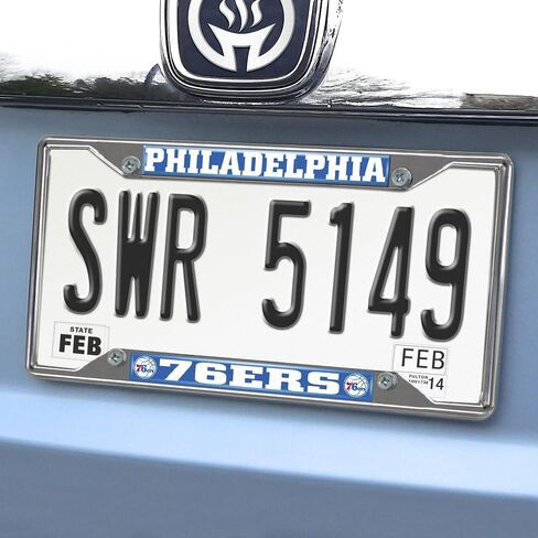 FANMATS NBA Chrome Metal License Plate Frame in Kuwait