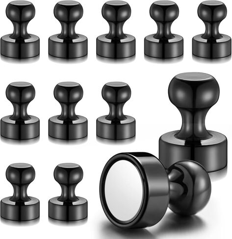 20 قطعة مغناطيس معدني، دبابيس دفع مغناطيسية فضية، مغناطيس الثلاجة، مغناطيس دبوس دفع من النيكل المصقول مثالي لمغناطيس الثلاجة، مغناطيس المكتب، مغناطيس السبورة البيضاء، مغناطيس الخريطة in Kuwait