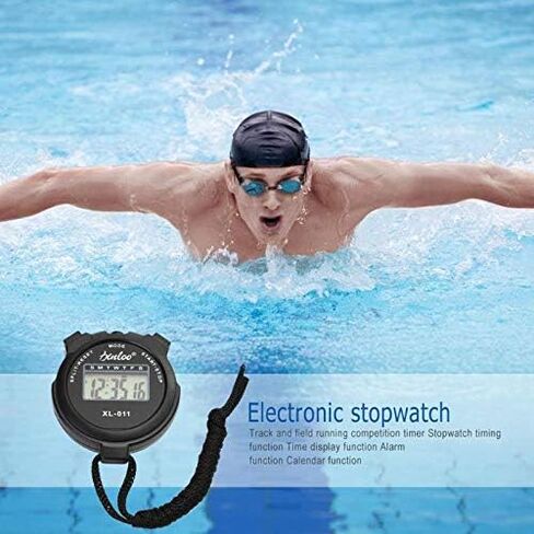 LCD Display Stopwatch Counter Timer Digital Sport Date Alarm Chronograph Compass Multi Function Chronograph Fitness Coach Refrees in Saudi Arabia