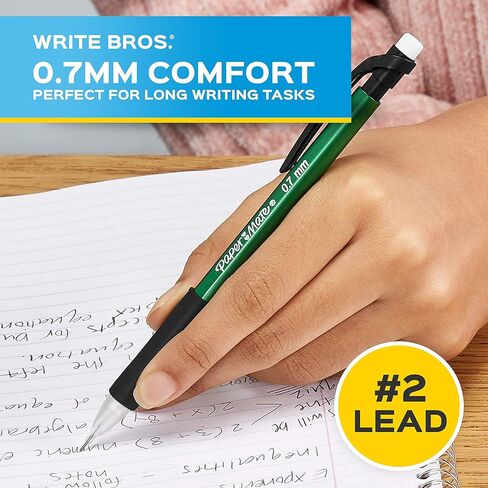 Paper Mate Mechanical Pencils, Write Bros. #2 Pencil, 0.7mm, Assorted Pencil Types, 48 Count in Saudi Arabia