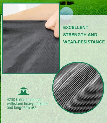 DCutie Golf Hitting Net with Target, 10ft x 7ft Golf Net for Backyard Practice, Black Golf Nets for Driving Real Golf Balls, Includes Mat, Balls, Tee, Bag, Score Notebook & Pencil in Saudi Arabia