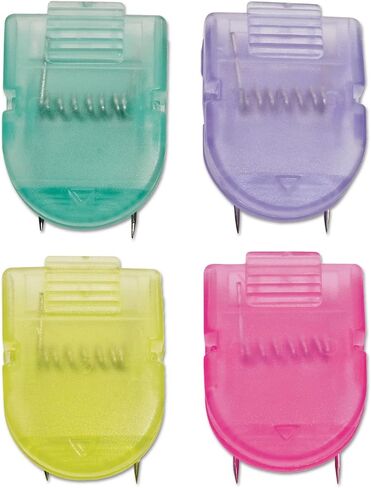 ADVANTUS Panel Wall Clip for Fabric Panels, Standard Size, 40-Sheet Capacity, Pack of 20, Assorted Cool Colors (75307) in Saudi Arabia