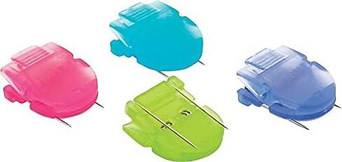 ADVANTUS Panel Wall Clip for Fabric Panels, Standard Size, 40-Sheet Capacity, Pack of 20, Assorted Cool Colors (75307) in Saudi Arabia