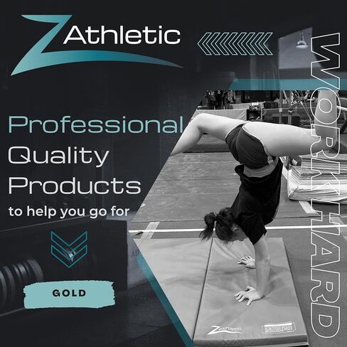 Z Athletic Folding Panel Mats for Gymnastics, Martial Arts, Tumbling (4ft x 12ft x 2in) in Saudi Arabia