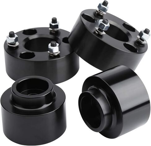 طقم رفع التسوية الخلفي 3 بوصة أمامي 2 بوصة يناسب 2009-2024 دودج رام 1500 2WD 4WD (نمط الجسم الجديد)، 3 بوصات أمامية و2 بوصة خلفية من الألومنيوم مجموعات رفع التعليق in Kuwait