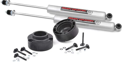 مجموعة تسوية Rough Country 2.5 بوصة لـ 94-01 Ram 1500 | 94-12 2500/3500-374.20 in Kuwait