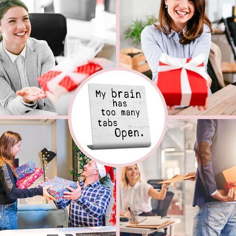 Funny Office Desk Decor Sign, Humorous Office Cubicle Decor, Small Sarcastic Desk Signs, Fun Office Home Work Gifts for Women Coworkers Employees Boss Friend, Hilarious Decorative Plaque TZU24 in Kuwait