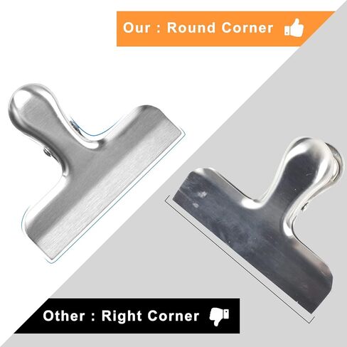 6 Pack Bag Clips,Chip Clips Bag Clips,Stainless Steel Chip Clip,Bag Clips,Bag Clips for Chips,chip Bag Clip,chip Clips. in Saudi Arabia