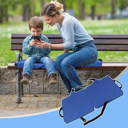 Aodaer 3 Pieces Portable Double Layer Stadium Cushion Stadium Seats Bleacher Seat Without Backrest Folding Boat Canoe Kayak Seat Cushion for Sporting Events Camping Hiking in Saudi Arabia