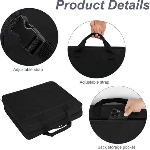 Aodaer 3 Pieces Portable Double Layer Stadium Cushion Stadium Seats Bleacher Seat Without Backrest Folding Boat Canoe Kayak Seat Cushion for Sporting Events Camping Hiking in Saudi Arabia