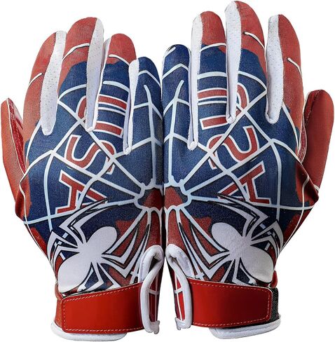 Body+ Football Gloves, Football Receiver Gloves, Enhanced Performance Sports Gloves and High Grip Football Gloves for Adult Youth in Saudi Arabia