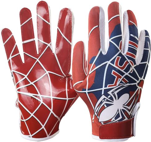 Body+ Football Gloves, Football Receiver Gloves, Enhanced Performance Sports Gloves and High Grip Football Gloves for Adult Youth in Saudi Arabia
