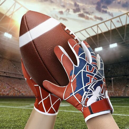 Body+ Football Gloves, Football Receiver Gloves, Enhanced Performance Sports Gloves and High Grip Football Gloves for Adult Youth in Saudi Arabia