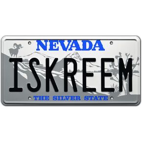Twisted Metal | ISKREEM | Metal Stamped License Plate