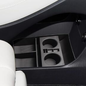 صينية تنظيم وحدة التحكم المركزية السفلية متوافقة مع Hyundai Palisade 2019-2024 مع ملحقات داخلية لحامل الأكواب، صندوق تخزين واقي للمشروبات، أسود in Kuwait