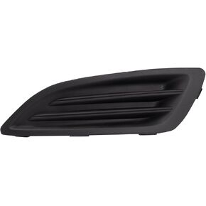 TRQ Front Left Fog Light Hole Cover Black Drivers Side Compatible with 2014-2019 Ford Fiesta FO1038171