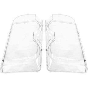 Headlight Headlamp Lense Clear Lens Cover for E38 728i 730i 735i 740i 1999-2001 Headlight Lens Cover Left + Right Side