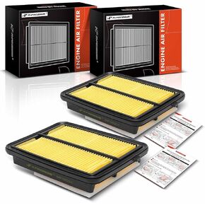 A-Premium 2-PC Engine Air Filter Compatible with Nissan Versa 2020-2024, Kicks 2017-2024, 1.6L, Replace# 165465RF0A, XA11608