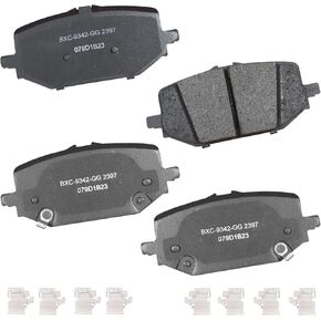 Bendix Premium SBC2397 Ceramic Rear Brake Pads for Acura MDX 2024-2022, Honda Pilot 2024-2023