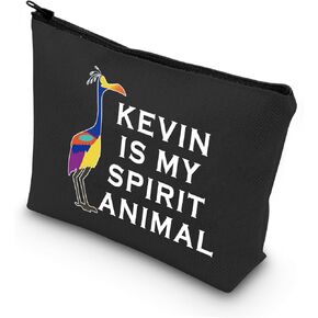 LEVLO Up Movie Cosmetic Bag Kevin Fans Gift Kevin Is My Spirit Animal Makeup Zipper Pouch Bag For Women Girls (Kevin Full)