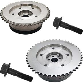 2pcs Engine Intake & Exhaust Variable Timing Sprocket Camshaft Gear for Buick Lacrosse Regal Verano, Chevy Captiva Cobalt Equinox HHR Impala Malibu, GMC Terrain, Pontiac G5 | 917-270 917-254