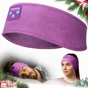 Sleep Headphones Headband, Wireless Sleeping Earbuds Earphones Sweat Resistant with Ultra-Thin HD Stereo Speaker, Bluetooth 5.2 for Workout Running Cool Gadgets Unique Gifts for Men Women