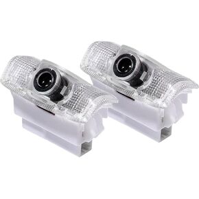 2 Pcs Never Fade Door Lights Logo, Ghost Shadow Welcome Puddle Projection Light Compatible with LS/ES/is/LX/LC/RX/GS/GX/RC/UX (White Classic)