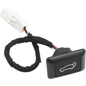 Car Trunk Release Switch, Electric Tailgate Trunk Release Switch, Trunk Switch Button with Harness, Replacement for 12V Trunk Models