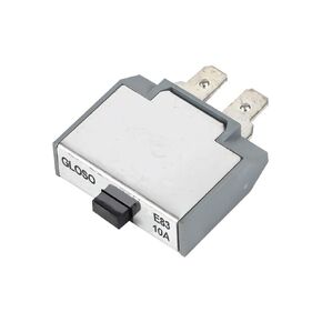 GLOSO Circuit Breaker Fuse E83 Long ATC ATO Terminal (with dimple) 60 Amp, T3 Manual Reset (60A -3 Pack)