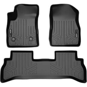 SMARTLINER Floor Mats 2 Row Liner Set Black Compatible with 2020-2022 Buick Encore GX (Only Fits FWD)