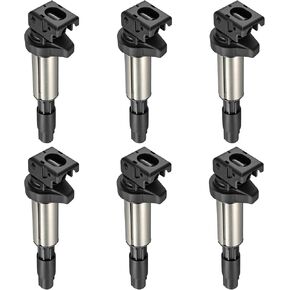 BDFHYK Ignition Coils UF598 and Iridium Spark Plug 97968 Compatible with Mini Cooper Countryman Paceman l4 1.6L Replaces 5C1749 178-8533 E1098 52-2104 C1692 12137575010 ILZKBR7B8G 1213755001 Set of 4