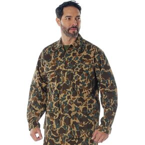 Rothco X Bear Archery Fred Bear Camo BDU Shirt – Long Sleeve Hunting Shirt – Utility Pockets for Bowhunting Gear