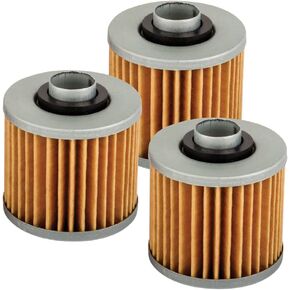 Tusk First Line Oil Filter 3 Pack Compatible with Yamaha Raptor 700 2006-2025/Raptor 700R 2013-2025