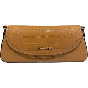 MICHAEL MICHAEL KORS KATYA MEDIUM FLAP CROSSBODY CROC-EMBOSSED I