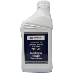 Subaru CVTF-III Transmission Fluid SOA427V2610 OEM AUTO 1 Quart Geunine CVT 3 Forester Legacy Outback Crosstrek Impreza