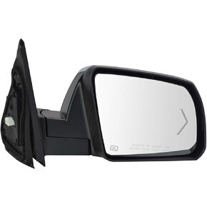 TRQ Right Mirror without Memory Passenger Side Compatible with 2014-2017 Toyota Sequoia TO1321336