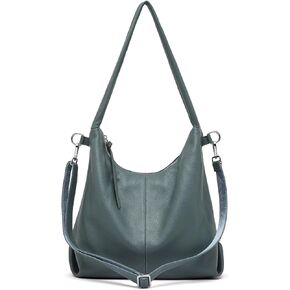 Hobo Bag Purses and Handbags for Women, Genuine Leather Hobo Crossbody Bags, Shoulder Bag with Removable Strap