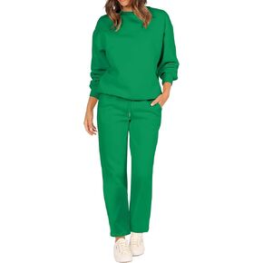 FUPHINE Women's Two Piece Oversized Loose Outfits Pullover & Pants Sweatsuits Lounge Sets