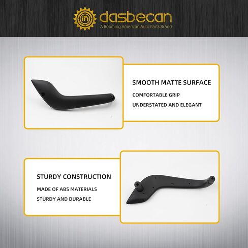 Dasbecan Left Driver Side Interior Door Pull Handle Replacement for Ford Fiesta 2011-2020 Only Fit for Power Window Relaces# D2BB-5420183-1A31 Black in Saudi Arabia