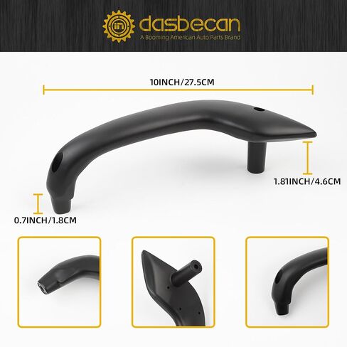 Dasbecan Left Driver Side Interior Door Pull Handle Replacement for Ford Fiesta 2011-2020 Only Fit for Power Window Relaces# D2BB-5420183-1A31 Black in Saudi Arabia
